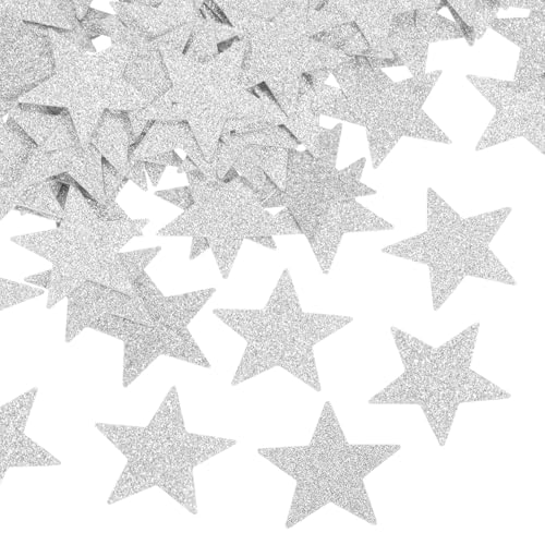 sourcing map 200 Stück Stern-Konfetti, Glitzerkonfetti, Tischkonfetti, Dekoration für Party, Hochzeit, Festival, Dekoration, 2,9 x 2,9 cm, silberfarben sourcing map 200 Stück Stern-Konfetti, Glitzerkonfetti, Tischkonfetti, Dekoration für Party, Hochzeit, Festival, Dekoration, 2,9 x 2,9 cm, silberfarben von sourcing map