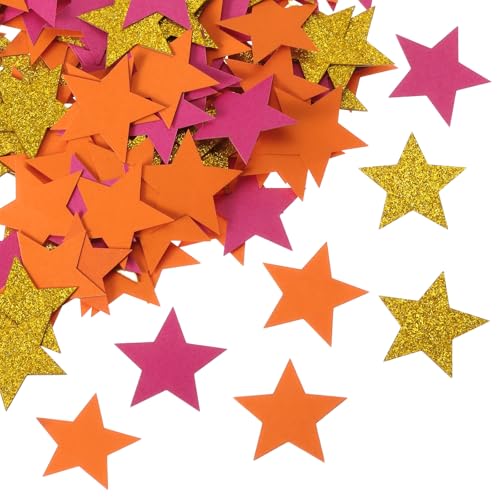 sourcing map 200 Stück Stern-Konfetti, Glitzerkonfetti, Tischkonfetti, Dekoration für Party, Hochzeit, Festival, Dekoration, 3,1 x 3,1 cm, Gold, Orange, Rosa sourcing map 200 Stück Stern-Konfetti, Glitzerkonfetti, Tischkonfetti, Dekoration für Party, Hochzeit, Festival, Dekoration, 3,1 x 3,1 cm, Gold, Orange, Rosa von sourcing map