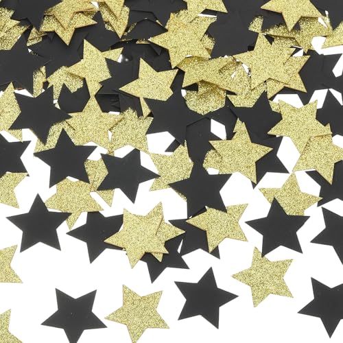 sourcing map 200 Stück Stern-Konfetti Glitzer Konfetti Tisch für Party Hochzeit Festival Dekorationen, 2,5 x 2,5 cm, Schwarz, Gold sourcing map 200 Stück Stern-Konfetti Glitzer Konfetti Tisch für Party Hochzeit Festival Dekorationen, 2,5 x 2,5 cm, Schwarz, Gold von sourcing map
