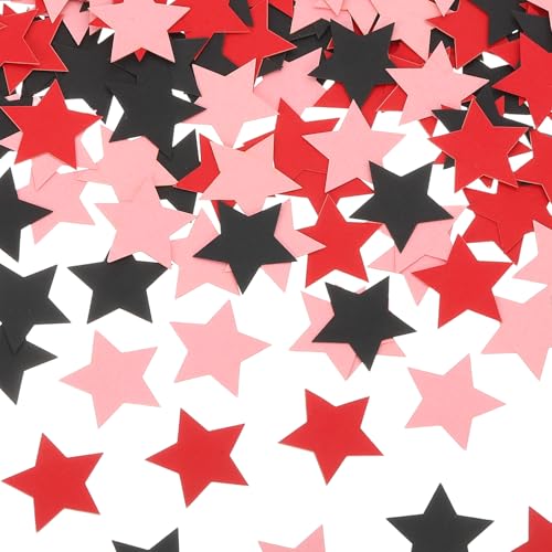 sourcing map 200 Stück Stern-Konfetti Glitzer Konfetti Tisch für Party Hochzeit Festival Dekorationen, 2,5 x 2,5 cm, Schwarz, Rot, Rosa sourcing map 200 Stück Stern-Konfetti Glitzer Konfetti Tisch für Party Hochzeit Festival Dekorationen, 2,5 x 2,5 cm, Schwarz, Rot, Rosa von sourcing map