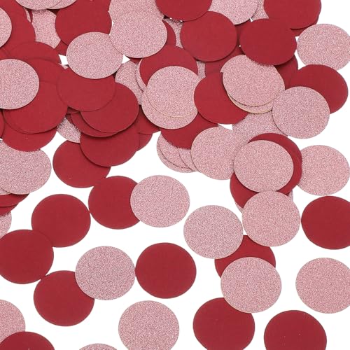 sourcing map 200 Stück runde Konfetti-Tische für Party, Hochzeit, Festival, Dekorationen, 3,1 x 3,1 cm, Rot, Rosa sourcing map 200 Stück runde Konfetti-Tische für Party, Hochzeit, Festival, Dekorationen, 3,1 x 3,1 cm, Rot, Rosa von sourcing map