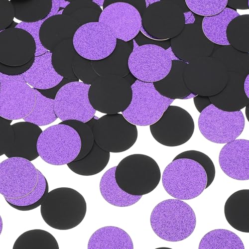 sourcing map 200 Stück runde Konfetti-Tische für Party, Hochzeit, Festival, Dekorationen, 3,1 x 3,1 cm, Schwarz, Lila sourcing map 200 Stück runde Konfetti-Tische für Party, Hochzeit, Festival, Dekorationen, 3,1 x 3,1 cm, Schwarz, Lila von sourcing map