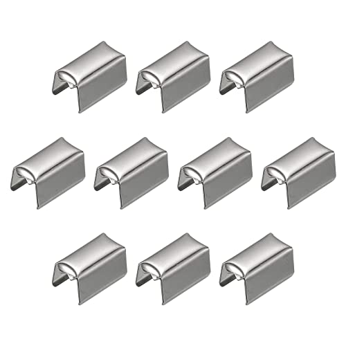 sourcing map 200Stk Umklappen Crimp Kappen 10 x 5mm Farbband Ende Verschluss Spitzen Klemme Seilenden für Schmuck DIY Handwerk Herstellung Weiß Nickel sourcing map 200Stk Umklappen Crimp Kappen 10 x 5mm Farbband Ende Verschluss Spitzen Klemme Seilenden für Schmuck DIY Handwerk Herstellung Weiß Nickel von sourcing map