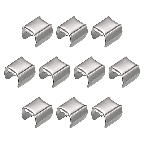 sourcing map 200Stk Umklappen Crimp Kappen 10 x 8mm Farbband Ende Verschluss Spitzen Klemme Seilenden für Schmuck DIY Handwerk Herstellung Weiß Nickel sourcing map 200Stk Umklappen Crimp Kappen 10 x 8mm Farbband Ende Verschluss Spitzen Klemme Seilenden für Schmuck DIY Handwerk Herstellung Weiß Nickel von sourcing map