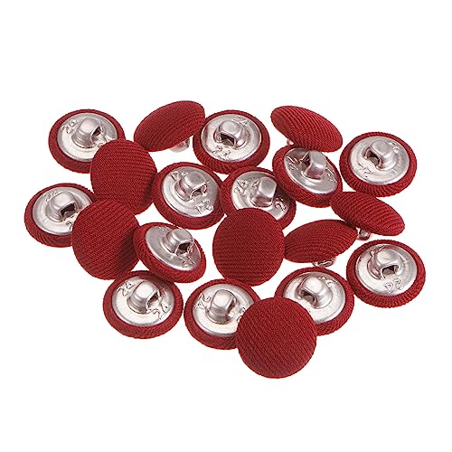 sourcing map 20 Stück 15 mm Knöpfe Rot mit Stoffüberzug Vintage Stoffknöpfe Bezogen Nähknöpfe Runde Retro Bastelknöpfe Metallschaft für Mantel Strickjacke Anzüge Kleider Blusen sourcing map 20 Stück 15 mm Knöpfe Rot mit Stoffüberzug Vintage Stoffknöpfe Bezogen Nähknöpfe Runde Retro Bastelknöpfe Metallschaft für Mantel Strickjacke Anzüge Kleider Blusen von sourcing map