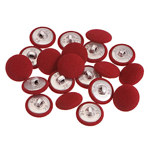 sourcing map 20 Stück 18 mm Knöpfe Rot mit Stoffüberzug Vintage Stoffknöpfe Bezogen Nähknöpfe Runde Retro Bastelknöpfe Metallschaft für Mantel Strickjacke Anzüge Kleider Blusen sourcing map 20 Stück 18 mm Knöpfe Rot mit Stoffüberzug Vintage Stoffknöpfe Bezogen Nähknöpfe Runde Retro Bastelknöpfe Metallschaft für Mantel Strickjacke Anzüge Kleider Blusen von sourcing map
