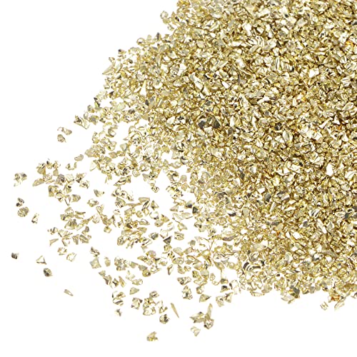 sourcing map 20g Crushed Glass Chips 1-3mm unregelmäßig metallisch Glitzerglas Helles Gold sourcing map 20g Crushed Glass Chips 1-3mm unregelmäßig metallisch Glitzerglas Helles Gold von sourcing map