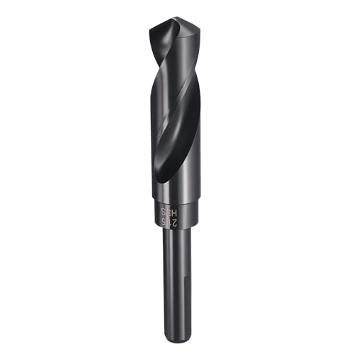 sourcing map 21,5 mm Bohrer, 1,27 cm, reduzierter Schaft, 3-flach, 4241, Hochgeschwindigkeitsstahl, Nitrieren, schwarz, 118°-Standardspitze für Kunststoff, Holz, Kupfer, Aluminium, Eisen sourcing map 21,5 mm Bohrer, 1,27 cm, reduzierter Schaft, 3-flach, 4241, Hochgeschwindigkeitsstahl, Nitrieren, schwarz, 118°-Standardspitze für Kunststoff, Holz, Kupfer, Aluminium, Eisen von sourcing map