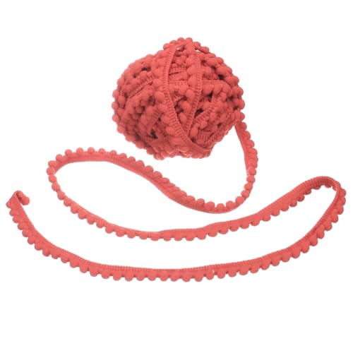 sourcing map 22,7 m Pompom-Bordüre, 1,3 cm breit, Wassermelonen-Rot, Pompom-Ball, Fransenborte zum Nähen, für Bastelarbeiten, Vorhang, Kleidung, Kissen, Heimdekoration sourcing map 22,7 m Pompom-Bordüre, 1,3 cm breit, Wassermelonen-Rot, Pompom-Ball, Fransenborte zum Nähen, für Bastelarbeiten, Vorhang, Kleidung, Kissen, Heimdekoration von sourcing map