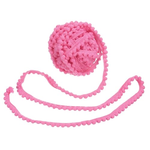sourcing map 22,7 m Pompom-Bordüre, 1,3 cm breit, dunkelrosa, Pompom-Ball, Fransenborte zum Nähen, Fransenstoff, Band für Bastelarbeiten, Vorhang, Kleidung, Kissen, Heimdekoration sourcing map 22,7 m Pompom-Bordüre, 1,3 cm breit, dunkelrosa, Pompom-Ball, Fransenborte zum Nähen, Fransenstoff, Band für Bastelarbeiten, Vorhang, Kleidung, Kissen, Heimdekoration von sourcing map