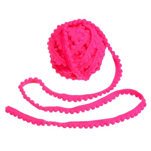 sourcing map 22,7 m Pompom-Bordüre, 1,3 cm breit, fluoreszierendes Rosen-Pom-Ball, Fransenborte zum Nähen, Fransenstoff, für Bastelarbeiten, Vorhang, Kleidung, Kissen, Heimdekoration sourcing map 22,7 m Pompom-Bordüre, 1,3 cm breit, fluoreszierendes Rosen-Pom-Ball, Fransenborte zum Nähen, Fransenstoff, für Bastelarbeiten, Vorhang, Kleidung, Kissen, Heimdekoration von sourcing map