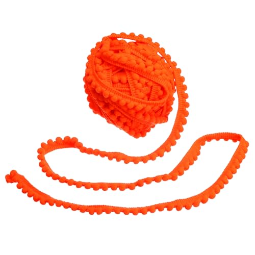 sourcing map 22,7 m Pompom-Bordüre, 1,3 cm breit, fluoreszierendes orangefarbenes Pompom-Ball, Fransenborte zum Nähen, für Bastelarbeiten, Vorhang, Kleidung, Kissen, Heimdekoration sourcing map 22,7 m Pompom-Bordüre, 1,3 cm breit, fluoreszierendes orangefarbenes Pompom-Ball, Fransenborte zum Nähen, für Bastelarbeiten, Vorhang, Kleidung, Kissen, Heimdekoration von sourcing map
