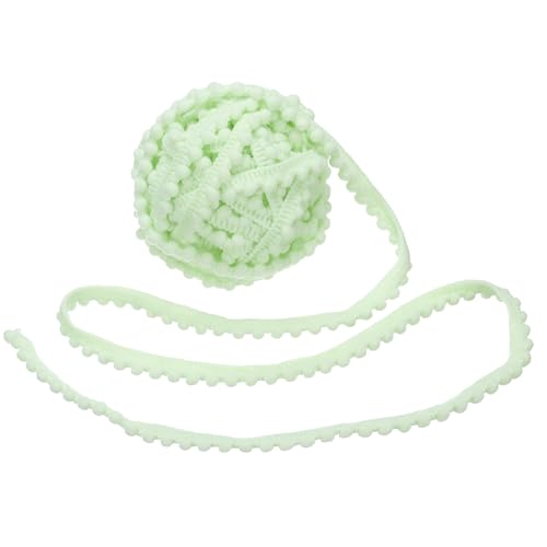 sourcing map 22,7 m Pompom-Bordüre, 1,3 cm breit, hellgrün, Pompom-Ball, Fransenborte zum Nähen von Fransen, Stoffbordüre, für Bastelarbeiten, Vorhang, Kleidung, Kissen, Heimdekoration sourcing map 22,7 m Pompom-Bordüre, 1,3 cm breit, hellgrün, Pompom-Ball, Fransenborte zum Nähen von Fransen, Stoffbordüre, für Bastelarbeiten, Vorhang, Kleidung, Kissen, Heimdekoration von sourcing map