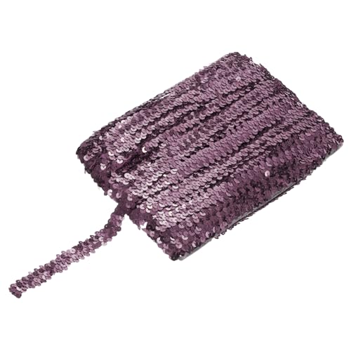 sourcing map 22,7 m elastisches Pailletten-Besatz, flach, Pailletten-Streifen, Pailletten-Stoffband für Basteln, DIY, Fransennähen, Dunkelrot sourcing map 22,7 m elastisches Pailletten-Besatz, flach, Pailletten-Streifen, Pailletten-Stoffband für Basteln, DIY, Fransennähen, Dunkelrot von sourcing map