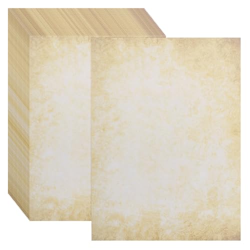 sourcing map 24 Blatt Vintage-Baumwollpapier, Druckerkante, dick, 120 g/m², klassische gealterte Karte für Briefschreiben, Einladungen, Hochzeiten, 20,3 x 27,9 cm, weiches Beige sourcing map 24 Blatt Vintage-Baumwollpapier, Druckerkante, dick, 120 g/m², klassische gealterte Karte für Briefschreiben, Einladungen, Hochzeiten, 20,3 x 27,9 cm, weiches Beige von sourcing map