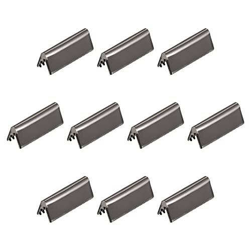 sourcing map 24 Stück Gürtelschnallen-Endspitzen, 21 mm/0,83 Zoll Band-Crimp-Verschlüsse für Leder, Gurtband, DIY-Bastelarbeiten, Metallic-Schwarz sourcing map 24 Stück Gürtelschnallen-Endspitzen, 21 mm/0,83 Zoll Band-Crimp-Verschlüsse für Leder, Gurtband, DIY-Bastelarbeiten, Metallic-Schwarz von sourcing map