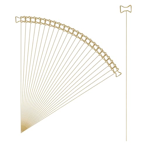 sourcing map 24 Stück Tischkartenhalter, 30 cm Schleife, Metall, Drahtklammern, Bilder-Clip, Tischnummernhalter, Picks für Hochzeit, Fotos, Memo, Restaurant, Gold sourcing map 24 Stück Tischkartenhalter, 30 cm Schleife, Metall, Drahtklammern, Bilder-Clip, Tischnummernhalter, Picks für Hochzeit, Fotos, Memo, Restaurant, Gold von sourcing map