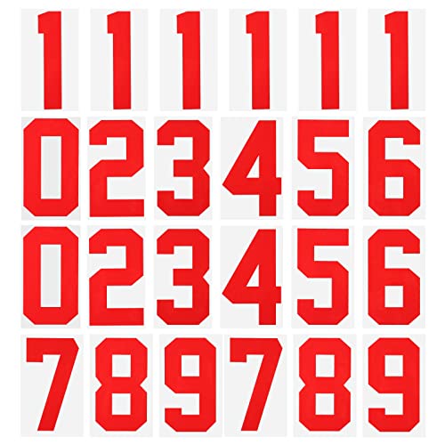 sourcing map Zahlen zum Aufbügeln 0 bis 9, Wärmeübertragung, 20,3 cm, Rot, Einzelnummer für Teamuniform, Sport-T-Shirt, Fußball, Basketball, Baseball, 24 Stück sourcing map Zahlen zum Aufbügeln 0 bis 9, Wärmeübertragung, 20,3 cm, Rot, Einzelnummer für Teamuniform, Sport-T-Shirt, Fußball, Basketball, Baseball, 24 Stück von sourcing map