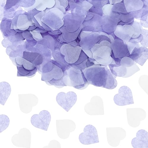 sourcing map 2400 Stück 2,5 cm Herzen Papier Konfetti Seidenpapier Konfetti Party Dekoration für Ballon, Hochzeit, Valentinstag Tischdekorationen, Hellviolett sourcing map 2400 Stück 2,5 cm Herzen Papier Konfetti Seidenpapier Konfetti Party Dekoration für Ballon, Hochzeit, Valentinstag Tischdekorationen, Hellviolett von sourcing map
