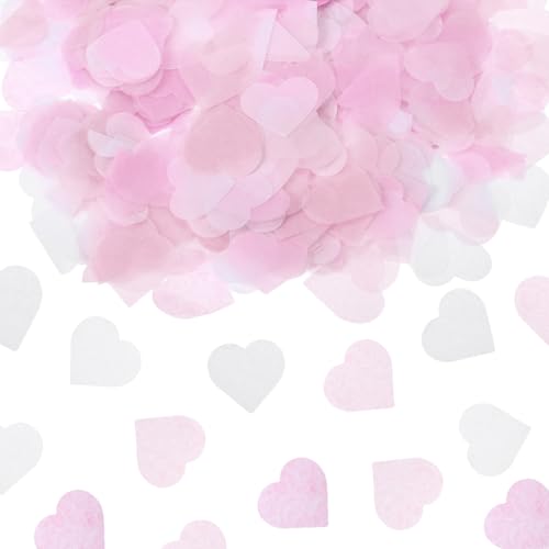 sourcing map 2400 Stück 2,5 cm Herzen Papier Konfetti Seidenpapier Konfetti Party Dekoration für Ballon, Hochzeit, Valentinstag Tischdekorationen, Rosa sourcing map 2400 Stück 2,5 cm Herzen Papier Konfetti Seidenpapier Konfetti Party Dekoration für Ballon, Hochzeit, Valentinstag Tischdekorationen, Rosa von sourcing map