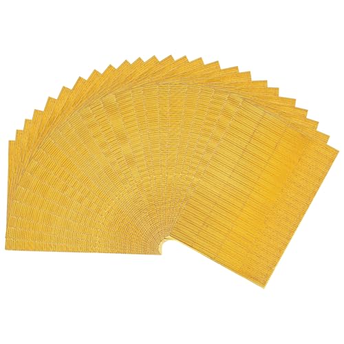 sourcing map 25 Blatt A4 leuchtend goldmetallisches Wellpapppapier, 21,1 x 29,7 cm, glänzendes Wellpapier für Bastelarbeiten, Scrapbooking, Geschenkbox sourcing map 25 Blatt A4 leuchtend goldmetallisches Wellpapppapier, 21,1 x 29,7 cm, glänzendes Wellpapier für Bastelarbeiten, Scrapbooking, Geschenkbox von sourcing map