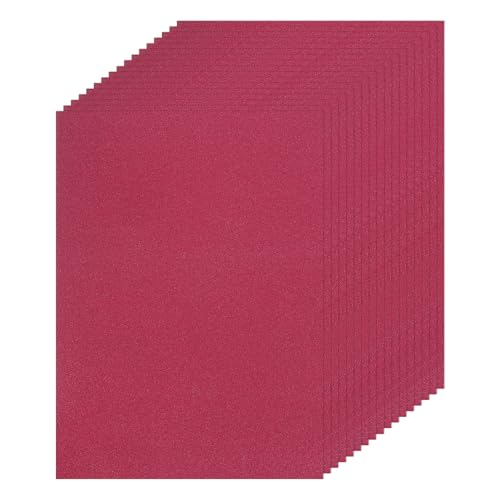 sourcing map 25 Blatt weinroter Glitzer-Karton, 20,3 x 27,9 cm, A4, schimmerndes Papier, 252 g/m², einseitiger Karton, für Bastelarbeiten, Scrapbooking, Party-Dekorationen, Einladungen sourcing map 25 Blatt weinroter Glitzer-Karton, 20,3 x 27,9 cm, A4, schimmerndes Papier, 252 g/m², einseitiger Karton, für Bastelarbeiten, Scrapbooking, Party-Dekorationen, Einladungen von sourcing map