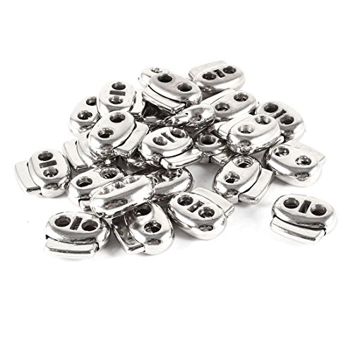 sourcing map 25 Stück Kordelstopper Kordelklemme Jacken Kordeln 2 Loch federbelastete Kordelstopper 5,2 mm Durchmesser sourcing map 25 Stück Kordelstopper Kordelklemme Jacken Kordeln 2 Loch federbelastete Kordelstopper 5,2 mm Durchmesser von uxcell