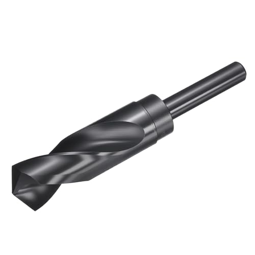 sourcing map 28 mm Bohrer, 1,27 cm, reduzierter Schaft, 3-flach, M2, Hochgeschwindigkeitsstahl, Twistnitrieren, schwarz, 135°-Bits für Hartmetall, Edelstahl, 1 Stück sourcing map 28 mm Bohrer, 1,27 cm, reduzierter Schaft, 3-flach, M2, Hochgeschwindigkeitsstahl, Twistnitrieren, schwarz, 135°-Bits für Hartmetall, Edelstahl, 1 Stück von sourcing map