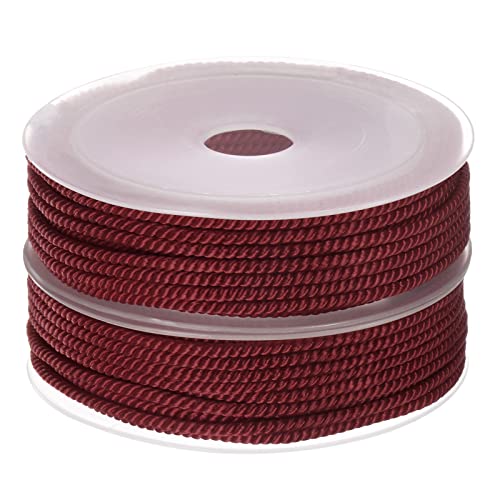 sourcing map 2Stk Verdreht Nylon Bindegarn Gewinde Perlenkette 3mm 7M/23Ft Extra-Starke Geflochtene Nylonschnur für Basteln Armbänder Schmuck Herstellung Dunkel Rot sourcing map 2Stk Verdreht Nylon Bindegarn Gewinde Perlenkette 3mm 7M/23Ft Extra-Starke Geflochtene Nylonschnur für Basteln Armbänder Schmuck Herstellung Dunkel Rot von sourcing map