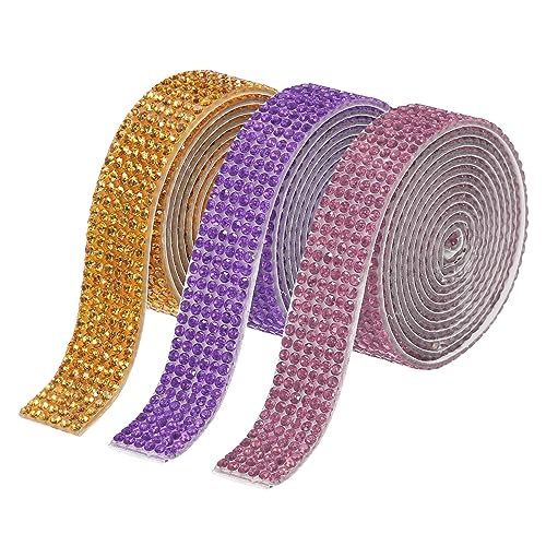 sourcing map 3 Rolle 1 Yard 8mm Selbstklebend Kristall Strass Diamant Schleife für Kunsthandwerk Projekt Hochzeit Torten Geburtstag Dekorationen Gold Lila Hell Lila sourcing map 3 Rolle 1 Yard 8mm Selbstklebend Kristall Strass Diamant Schleife für Kunsthandwerk Projekt Hochzeit Torten Geburtstag Dekorationen Gold Lila Hell Lila von sourcing map