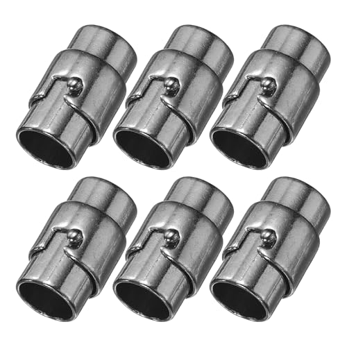 sourcing map 3 Stück Magnetverschlüsse, 0,8 cm Lederschnur, Endkappen, magnetische Armbandverschlüsse und Verschlüsse für Schmuckherstellung, DIY-Armbandverschlüsse, Pistolenschwarz sourcing map 3 Stück Magnetverschlüsse, 0,8 cm Lederschnur, Endkappen, magnetische Armbandverschlüsse und Verschlüsse für Schmuckherstellung, DIY-Armbandverschlüsse, Pistolenschwarz von sourcing map