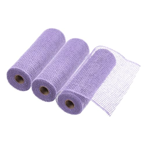 sourcing map 3 x 25,4 cm Poly-Sackleinen-Netz für Kranz, dekoratives Netzstoffband, 6,4 m für Herbst, Ostern, Weihnachten, Blumenschleife, Lila sourcing map 3 x 25,4 cm Poly-Sackleinen-Netz für Kranz, dekoratives Netzstoffband, 6,4 m für Herbst, Ostern, Weihnachten, Blumenschleife, Lila von sourcing map