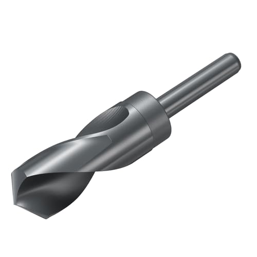 sourcing map 30,5 mm Bohrer, 1,27 cm, reduzierter Rundschaft, 4341 Hochgeschwindigkeitsstahl-Bits, Nitrieren, schwarzes Finish, 118°-Bohrer für leichte Bearbeitung, Acryl, Kunststoff, Holz sourcing map 30,5 mm Bohrer, 1,27 cm, reduzierter Rundschaft, 4341 Hochgeschwindigkeitsstahl-Bits, Nitrieren, schwarzes Finish, 118°-Bohrer für leichte Bearbeitung, Acryl, Kunststoff, Holz von sourcing map