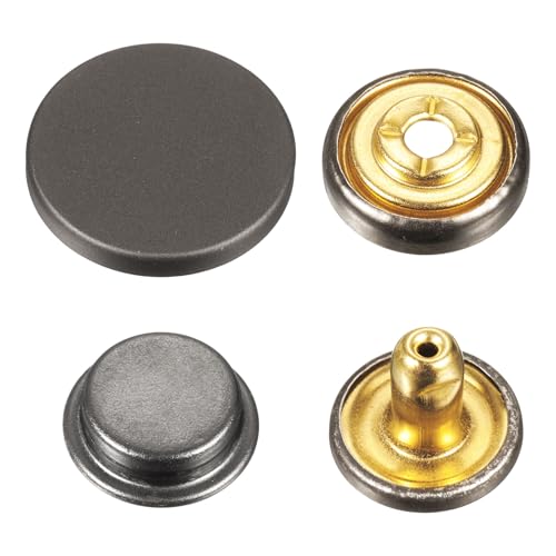 sourcing map 30 Sets Druckknöpfe, 20 mm, Metall-Schnappverschluss, Legierung, zum Aufnähen, für Taschen, Leder, Marine, Boot, Leinwand, Schwarz sourcing map 30 Sets Druckknöpfe, 20 mm, Metall-Schnappverschluss, Legierung, zum Aufnähen, für Taschen, Leder, Marine, Boot, Leinwand, Schwarz von sourcing map