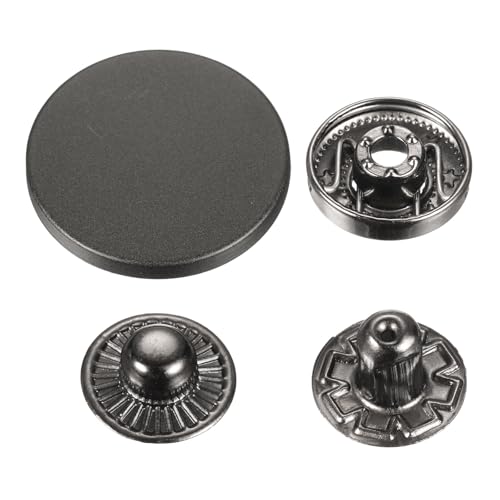 sourcing map 30 Sets Druckknöpfe, 25 mm, Metall-Schnappverschluss, Legierung, zum Aufnähen, für Mäntel, Leder, Marine, Boot, Leinwand, Schwarz sourcing map 30 Sets Druckknöpfe, 25 mm, Metall-Schnappverschluss, Legierung, zum Aufnähen, für Mäntel, Leder, Marine, Boot, Leinwand, Schwarz von sourcing map
