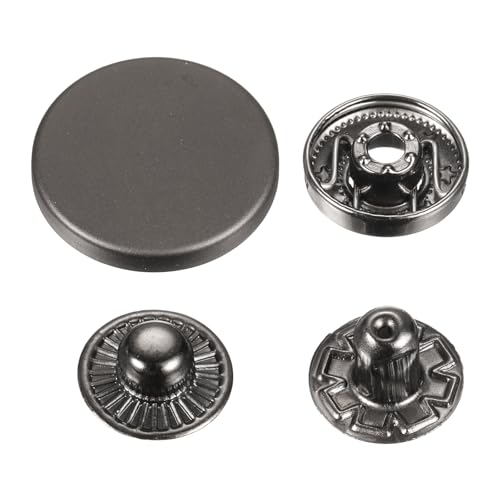 sourcing map 30 Sets Druckknöpfe für Kappen, 23 mm, Metall-Schnappverschluss, Legierung, zum Aufnähen, für Mäntel, Leder, Marine, Boot, Leinwand, Schwarz sourcing map 30 Sets Druckknöpfe für Kappen, 23 mm, Metall-Schnappverschluss, Legierung, zum Aufnähen, für Mäntel, Leder, Marine, Boot, Leinwand, Schwarz von sourcing map