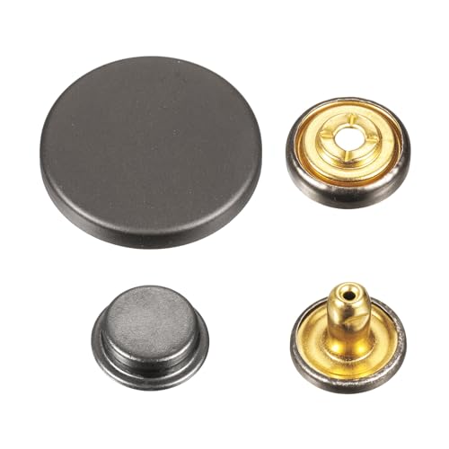 sourcing map 30 Sets Druckknöpfe für Taschen, Leder, Boot, Leinwand, 23 mm, Metall, Metalllegierung, zum Aufnähen, Schwarz sourcing map 30 Sets Druckknöpfe für Taschen, Leder, Boot, Leinwand, 23 mm, Metall, Metalllegierung, zum Aufnähen, Schwarz von sourcing map