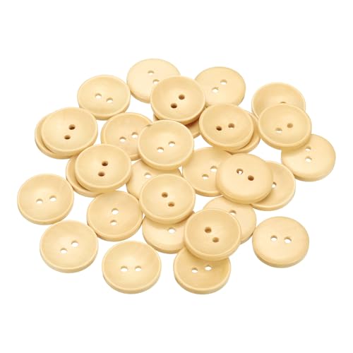 sourcing map 30 Stück 36L Holzknöpfe zum Nähen, 23 mm, 2 Löcher, runde Ersatzknöpfe für Kleidung, DIY, Basteln, Dekoration, Naturholz sourcing map 30 Stück 36L Holzknöpfe zum Nähen, 23 mm, 2 Löcher, runde Ersatzknöpfe für Kleidung, DIY, Basteln, Dekoration, Naturholz von sourcing map
