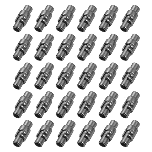 sourcing map 30 Stück Magnetverschlüsse, 0,3 cm Lederschnur-Endkappen, magnetische Armbandverschlüsse und Verschlüsse für Schmuckherstellung, DIY-Armbandverschlüsse, Schwarz sourcing map 30 Stück Magnetverschlüsse, 0,3 cm Lederschnur-Endkappen, magnetische Armbandverschlüsse und Verschlüsse für Schmuckherstellung, DIY-Armbandverschlüsse, Schwarz von sourcing map