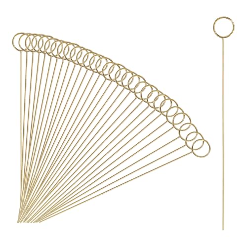 sourcing map 30 Stück Tischkartenhalter, 5,9 cm runde Metalldraht-Clips, Bilder-Clip, Tischnummernhalter, Picks für Hochzeit, Fotos, Memo, Restaurant, Gold sourcing map 30 Stück Tischkartenhalter, 5,9 cm runde Metalldraht-Clips, Bilder-Clip, Tischnummernhalter, Picks für Hochzeit, Fotos, Memo, Restaurant, Gold von sourcing map
