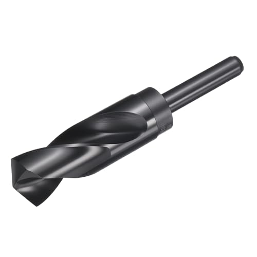 sourcing map 30 mm Bohrer, 1,27 cm, reduzierter Schaft, 3-flach, M2, Hochgeschwindigkeitsstahl, Twistnitrieren, schwarz, 135°-Bits für Hartmetall, Edelstahl, 1 Stück sourcing map 30 mm Bohrer, 1,27 cm, reduzierter Schaft, 3-flach, M2, Hochgeschwindigkeitsstahl, Twistnitrieren, schwarz, 135°-Bits für Hartmetall, Edelstahl, 1 Stück von sourcing map