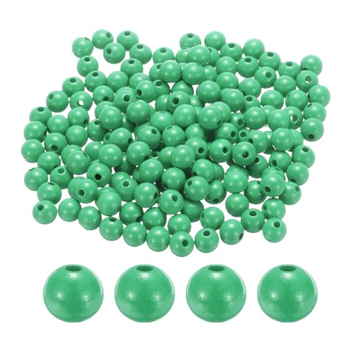 sourcing map 300 Stück 12 mm mittelgrüne Holzperlen, 3,3 mm großes Loch, runde Holzperlen, lose Abstandshalter für Schmuckherstellung, Halsketten, Armbänder, DIY, Basteln, Makramee, handgefertigte sourcing map 300 Stück 12 mm mittelgrüne Holzperlen, 3,3 mm großes Loch, runde Holzperlen, lose Abstandshalter für Schmuckherstellung, Halsketten, Armbänder, DIY, Basteln, Makramee, handgefertigte von sourcing map