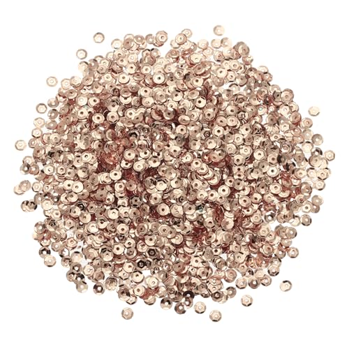 sourcing map 3000 Stück lose Pailletten, 4 mm, runde lose Pailletten, schillernde Pailletten, Regenbogen-Großpackung mit Löchern, 20 g, zum Nähen, Sticken, Kleidung, Basteln, Dekorationen, Champagner sourcing map 3000 Stück lose Pailletten, 4 mm, runde lose Pailletten, schillernde Pailletten, Regenbogen-Großpackung mit Löchern, 20 g, zum Nähen, Sticken, Kleidung, Basteln, Dekorationen, Champagner von sourcing map