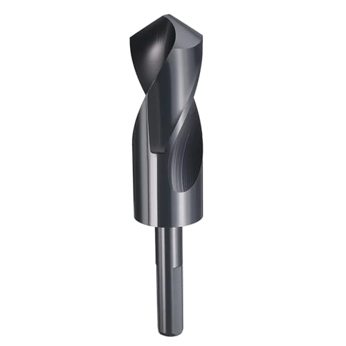 sourcing map 31,5 mm Bohrer, 1,27 cm, reduzierter Schaft, 3-flach, 4241, Hochgeschwindigkeitsstahl, Nitrieren, schwarz, 118°-Standardspitze für Kunststoff, Holz, Kupfer, Aluminium, Eisen sourcing map 31,5 mm Bohrer, 1,27 cm, reduzierter Schaft, 3-flach, 4241, Hochgeschwindigkeitsstahl, Nitrieren, schwarz, 118°-Standardspitze für Kunststoff, Holz, Kupfer, Aluminium, Eisen von sourcing map