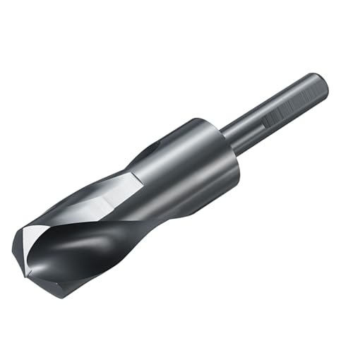 sourcing map 31 mm Bohrer, 1,27 cm, reduzierter 3-flacher Schaft, M2, Hochgeschwindigkeitsstahl, Nitrieren, schwarz, 135°-Bits für Hartmetall, Edelstahl, 1 Stück sourcing map 31 mm Bohrer, 1,27 cm, reduzierter 3-flacher Schaft, M2, Hochgeschwindigkeitsstahl, Nitrieren, schwarz, 135°-Bits für Hartmetall, Edelstahl, 1 Stück von sourcing map