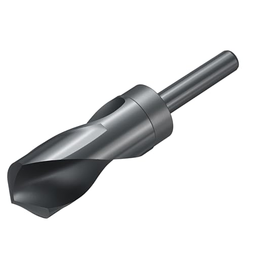 sourcing map 32,5 mm Bohrer, 1,27 cm, reduzierter Rundschaft, 4341 Hochgeschwindigkeitsstahl-Bits, Nitrieren, schwarzes Finish, 118°-Bohrer für leichte Bearbeitung, Acryl, Kunststoff, Holz sourcing map 32,5 mm Bohrer, 1,27 cm, reduzierter Rundschaft, 4341 Hochgeschwindigkeitsstahl-Bits, Nitrieren, schwarzes Finish, 118°-Bohrer für leichte Bearbeitung, Acryl, Kunststoff, Holz von sourcing map