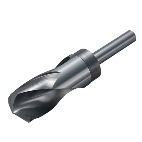 sourcing map 33 mm Bohrer, 1,27 cm, reduzierter Schaft, M2, Hochgeschwindigkeitsstahl, Nitrieren, Schwarz, 135°-Bits für Hartmetall, Edelstahl, Profi sourcing map 33 mm Bohrer, 1,27 cm, reduzierter Schaft, M2, Hochgeschwindigkeitsstahl, Nitrieren, Schwarz, 135°-Bits für Hartmetall, Edelstahl, Profi von sourcing map