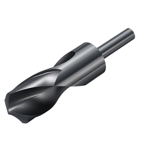 sourcing map 34 mm Bohrer, 1,27 cm, reduzierter Schaft, M2, Hochgeschwindigkeitsstahl, Nitrieren, Schwarz, 135°-Bits für Hartmetall, Edelstahl, Profi sourcing map 34 mm Bohrer, 1,27 cm, reduzierter Schaft, M2, Hochgeschwindigkeitsstahl, Nitrieren, Schwarz, 135°-Bits für Hartmetall, Edelstahl, Profi von sourcing map