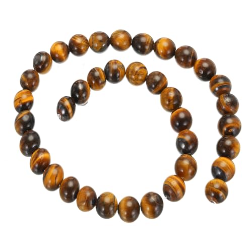 sourcing map 36 Stück Natursteine, 10 mm, Tigerauge, braune Perlen, Edelsteinperlen für selbstgemachte Armbänder, Halsketten, Schmuckherstellung sourcing map 36 Stück Natursteine, 10 mm, Tigerauge, braune Perlen, Edelsteinperlen für selbstgemachte Armbänder, Halsketten, Schmuckherstellung von sourcing map