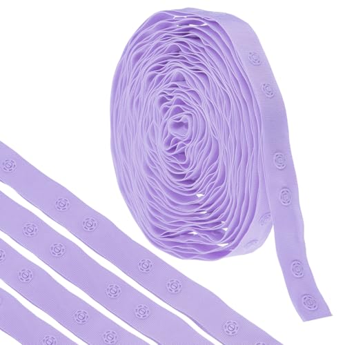 sourcing map 4,5 m Druckknopfband, Doppelschnalle zum Nähen, Baumwollschnalle, Druckknopf-Verschluss, Schnallenband für Kleidung, Stoff, DIY, Handwerk, Hellviolett sourcing map 4,5 m Druckknopfband, Doppelschnalle zum Nähen, Baumwollschnalle, Druckknopf-Verschluss, Schnallenband für Kleidung, Stoff, DIY, Handwerk, Hellviolett von sourcing map